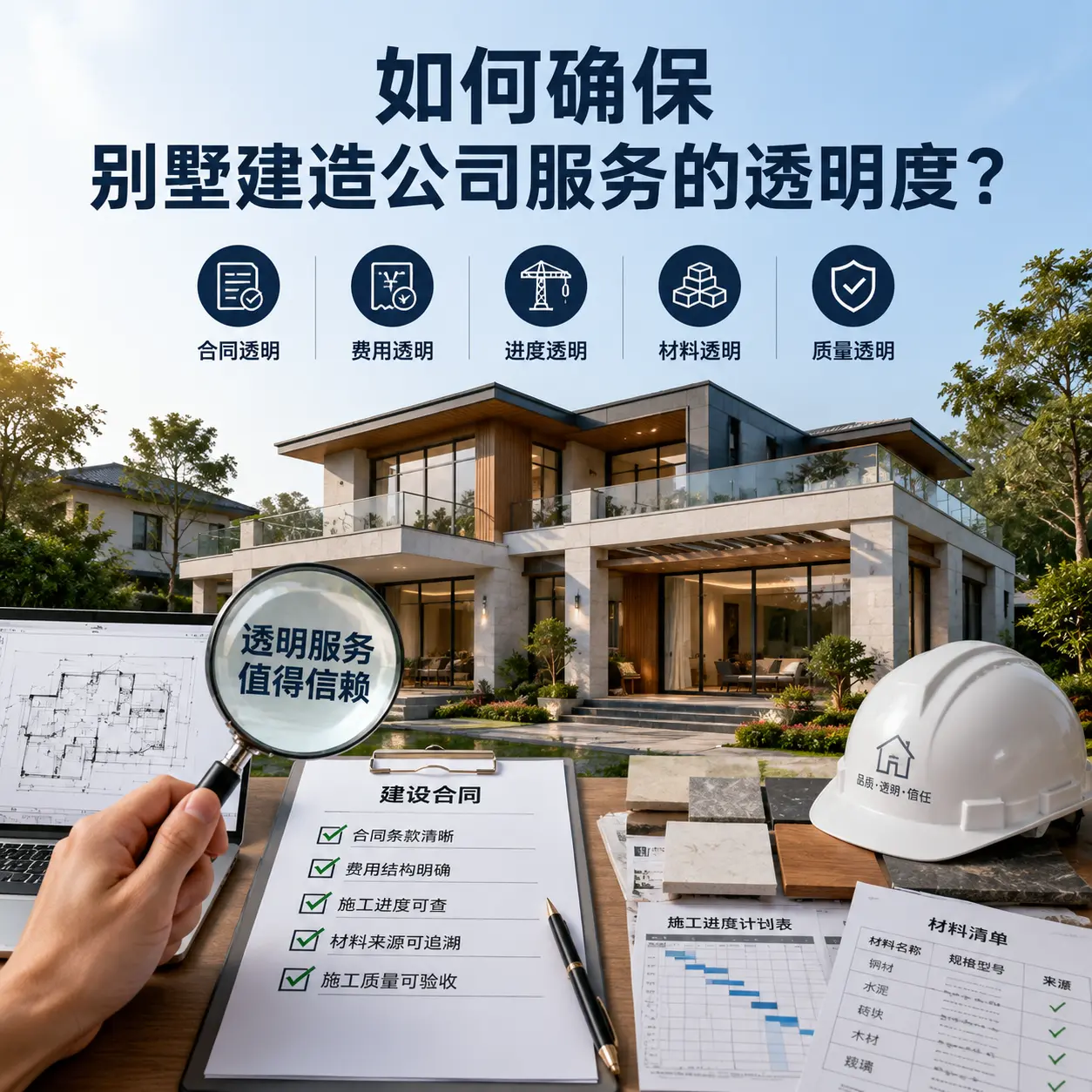 在 铜仁 如何确保别墅建造公司服务的透明度?