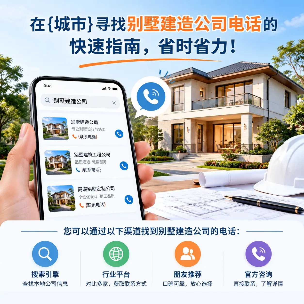 在铜仁寻找别墅建造公司电话的快速指南,省时省力!