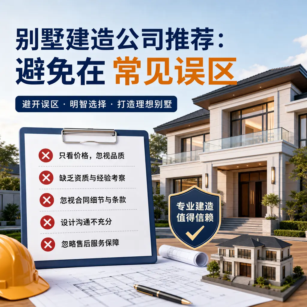 别墅建造公司推荐:避免在 铜仁 的常见误区