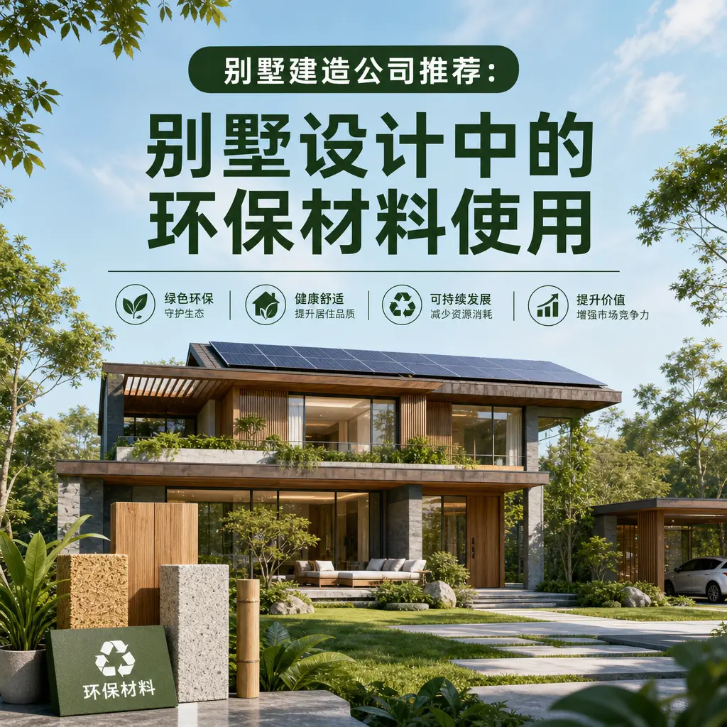 别墅建造公司推荐: 铜仁 别墅设计中的环保材料使用